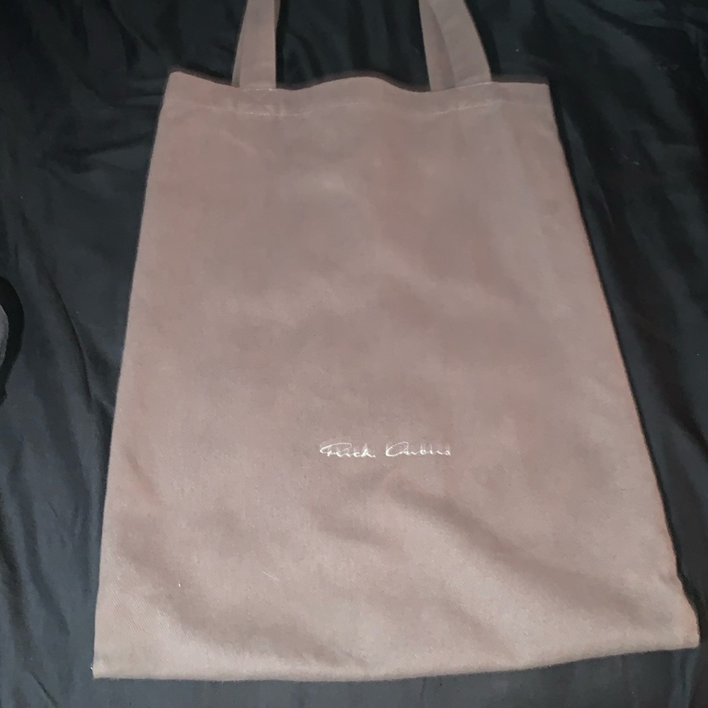 RICK OWENS TOTE BAG ( GRAYISH )
